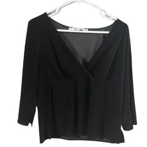 NWT Studio M Velour Top